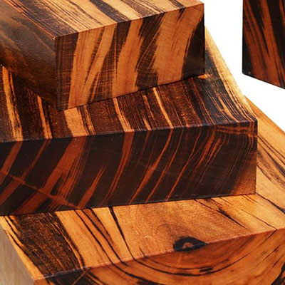 image of tigerwood lumber